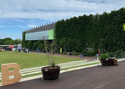 La fiera Carrefour International du Bois a Nantes.